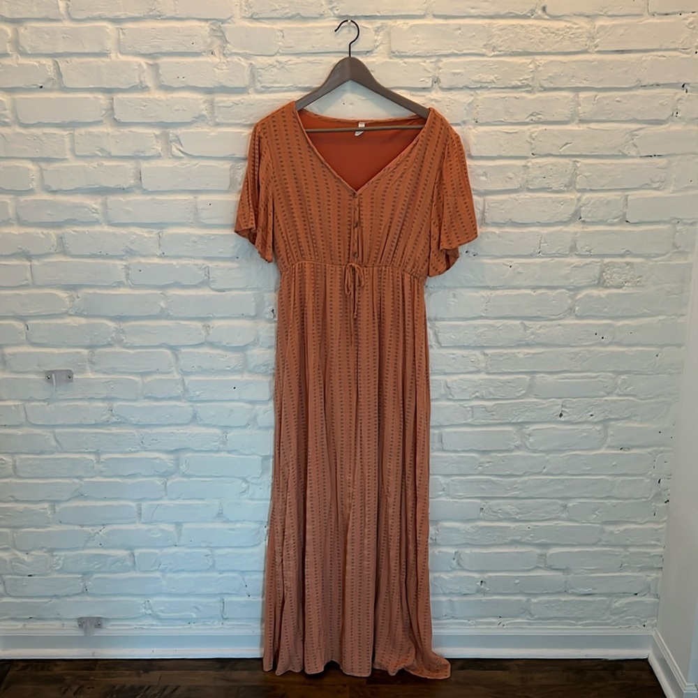 Pinkblush Maternity Floral V Neck Maxi Dress - Maternity Medium